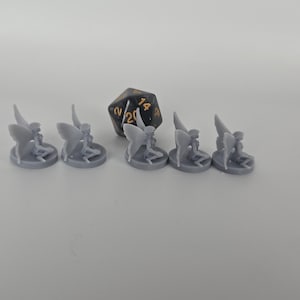 Pixie Miniatures Set – Resin Fairy Minis for D&D, Pathfinder image 4