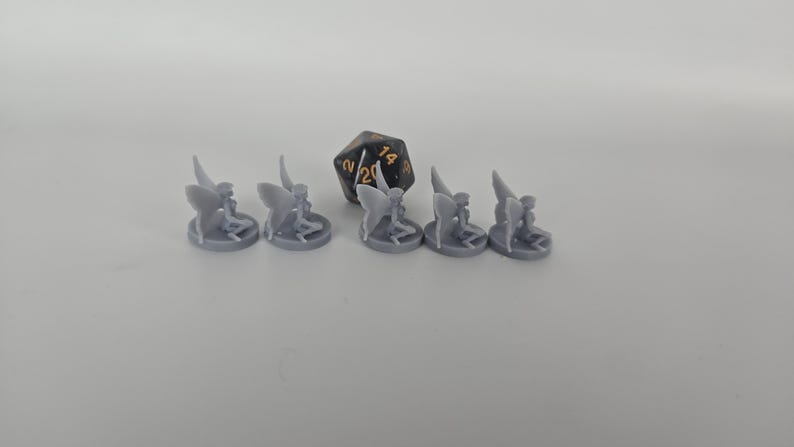Pixie Miniatures Set – Resin Fairy Minis for D&D, Pathfinder - Etsy