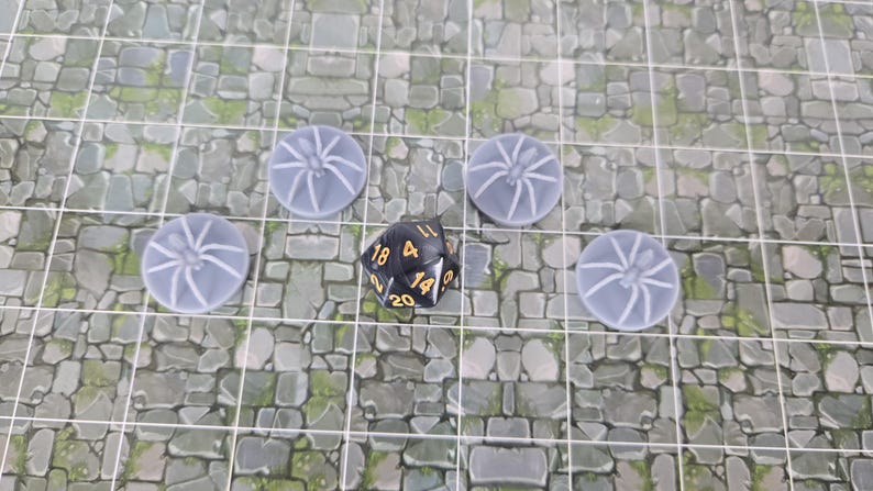 Giant Wolf Spider Pack 4 pc collection for Tabletop Gaming image 3
