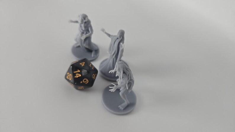Hag Coven Miniatures – D&D Resin Mini, Pathfinder NPC, MZ4250 Design image 3