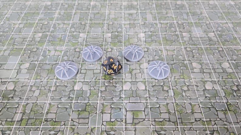 Giant Wolf Spider Pack 4 pc collection for Tabletop Gaming image 1