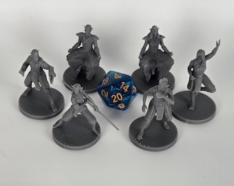 6 pc Githzerai Fellowship collection - Monastic Tribe Clan for tabletop gaming