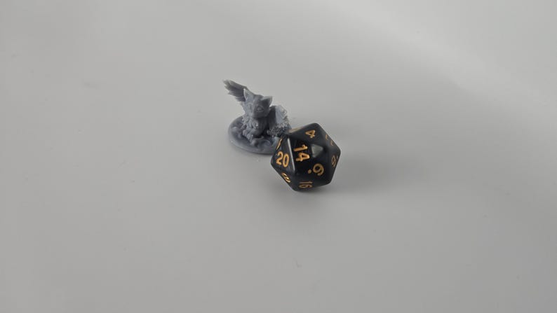 Tressym Kätzchen Miniatur: ABS-Kunstharz Engel Kitty Bild 7
