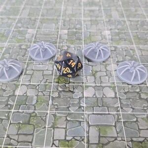 Giant Wolf Spider Pack 4 pc collection for Tabletop Gaming image 2