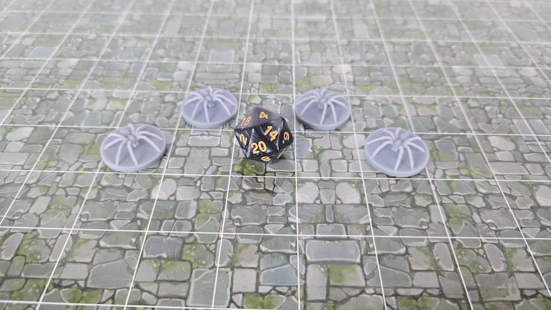 Giant Wolf Spider Pack 4 pc collection for Tabletop Gaming image 2