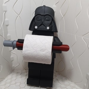 Darth Vader Toilet Paper Holder | Star Wars Bathroom Decor | Unique Star Wars Gift | 340mm Size | High-Quality PLA