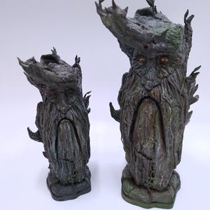 Trädskäggbyst Handmålad Lotr Fan Art, 3D-utskriven figur bild 1
