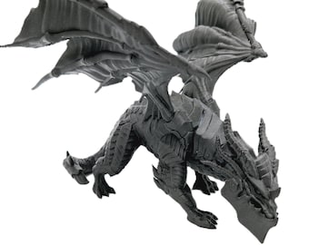 Figurka Deathwinga: Rzeźba smoka drukowana w 3D – Warcraft Collectible
