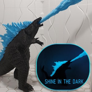 Godzilla Atomic Breath Action Figure | Glows in the Dark | Iconic Kaiju Collectible | Godzilla x Kong | Unique Gift for Godzilla Fans