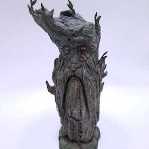Trädskäggbyst Handmålad Lotr Fan Art, 3D-utskriven figur Handpainted