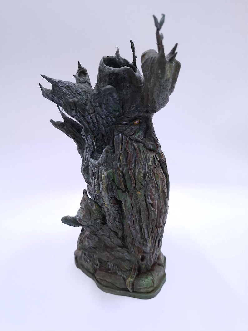 Trädskäggbyst Handmålad Lotr Fan Art, 3D-utskriven figur bild 6