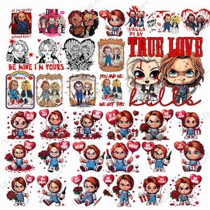 30+ Chuc-ky und Braut Valentine Bundle Png, Chuc-ky Valentine Bundle Png, Horror Valentine, Killer Valentine Png, Paar Valentine, Be Mine