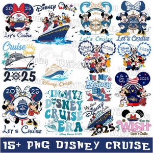 15+ Dis ney Cruise 2025 PNG Bundle, Dis ney Family Trip 2025 Png, Family Vacation Png, Dis ney Vacay Mode Png, Mouse And Friends Let Cruise