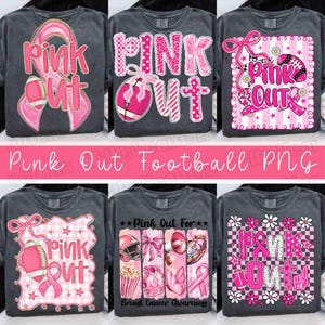 Breast Cancer Awareness Png Bundle, In October We Wear Pink Png, Preppy Breast Cancer Png, Pink Ribbon Ghost Png, Football Breast Cancer Png
