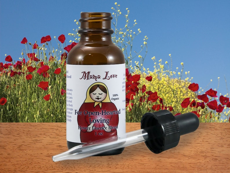 Open Hearted Loving, Flower Essence Dropper or Spray, Unscented Aura Mist for Love, Heart's Desires, Organic, Reiki-Infused Bach Flowers afbeelding 2