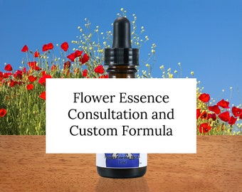 Flower Essence Consultation and Custom Formula, Organic, Reiki-Infused North American and Bach Flower Remedy