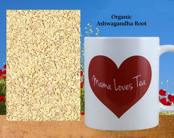 Organic Ashwagandha Root, Herb Tea, Ayurvedic Herbal Ingredient, Food Craft Supply