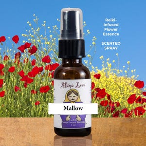 Mallow Flower Essence Scented Spray: Easing Shyness and Social Insecurity