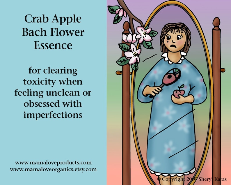 Crab Apple Bach Flower Essence Scented Spray Aura Mist for Etsy