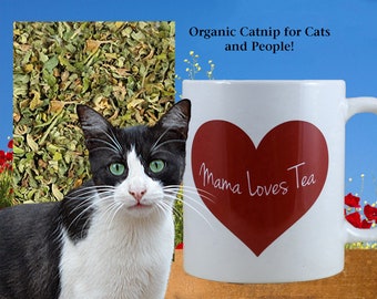 Organic Catnip, Herb, Herb Tea, Herbal Ingredient, Food Craft Supply, Cats, Pet Supplies