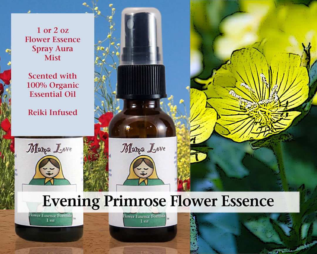 Evening Primrose Flower Essence Scented Spray Aura Mist for Etsy