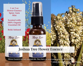 Joshua Tree Flower Essence, Scented Spray Aura Mist for Breaking Free of Family or Cultural Patterns, Ability to Assert One's Individuality