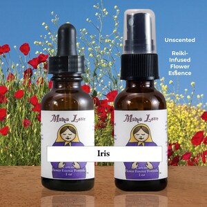 Iris Flower Essence: Artist Support, Inspired Creativity (Dropper or Spray)