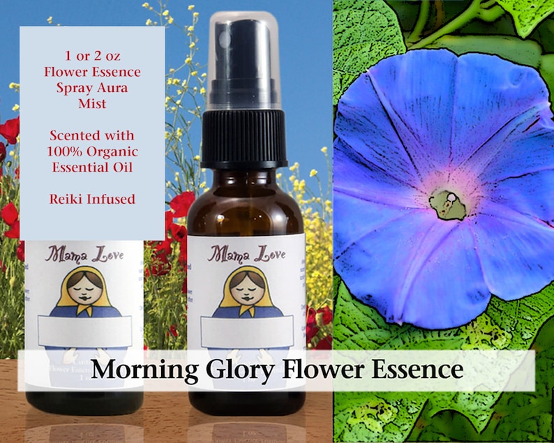 Morning Glory Flower Essence Scented Spray Aura Mist for Etsy