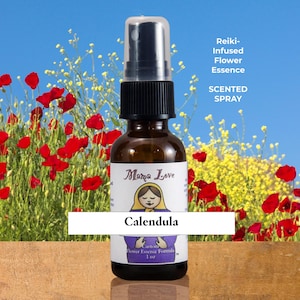 Calendula Flower Essence Scented Spray for Compassionate and Receptive Communication