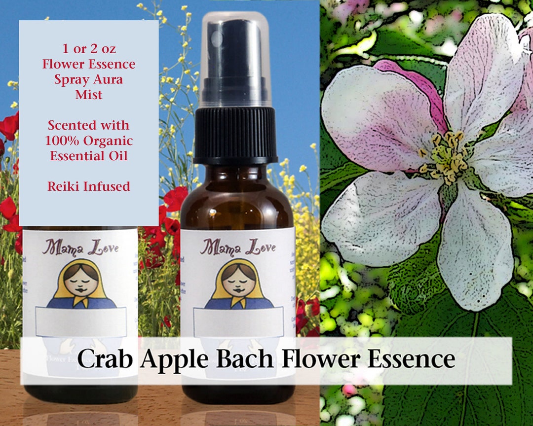 Crab Apple Bach Flower Essence Scented Spray Aura Mist for Etsy