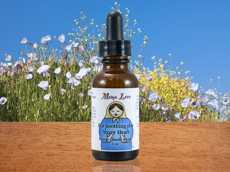 Soothing Anger Flower Essence Dropper or Spray Aura Mist Etsy