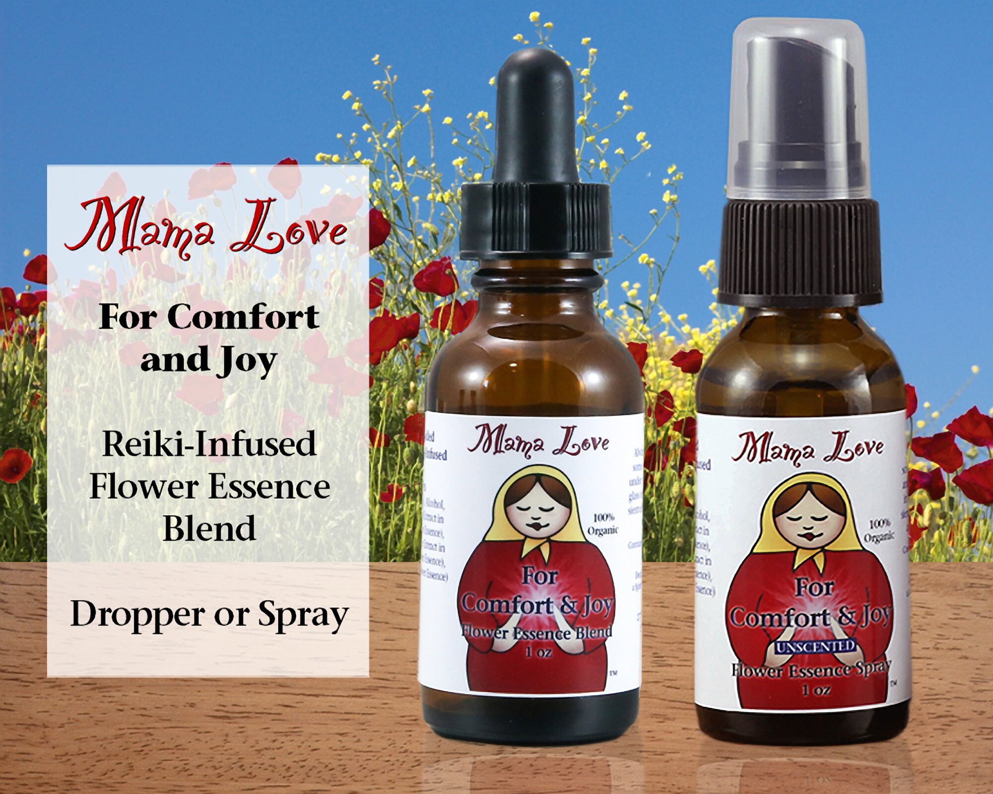 Comfort And Joy Flower Essence Dropper Or Spray For Stress Etsy