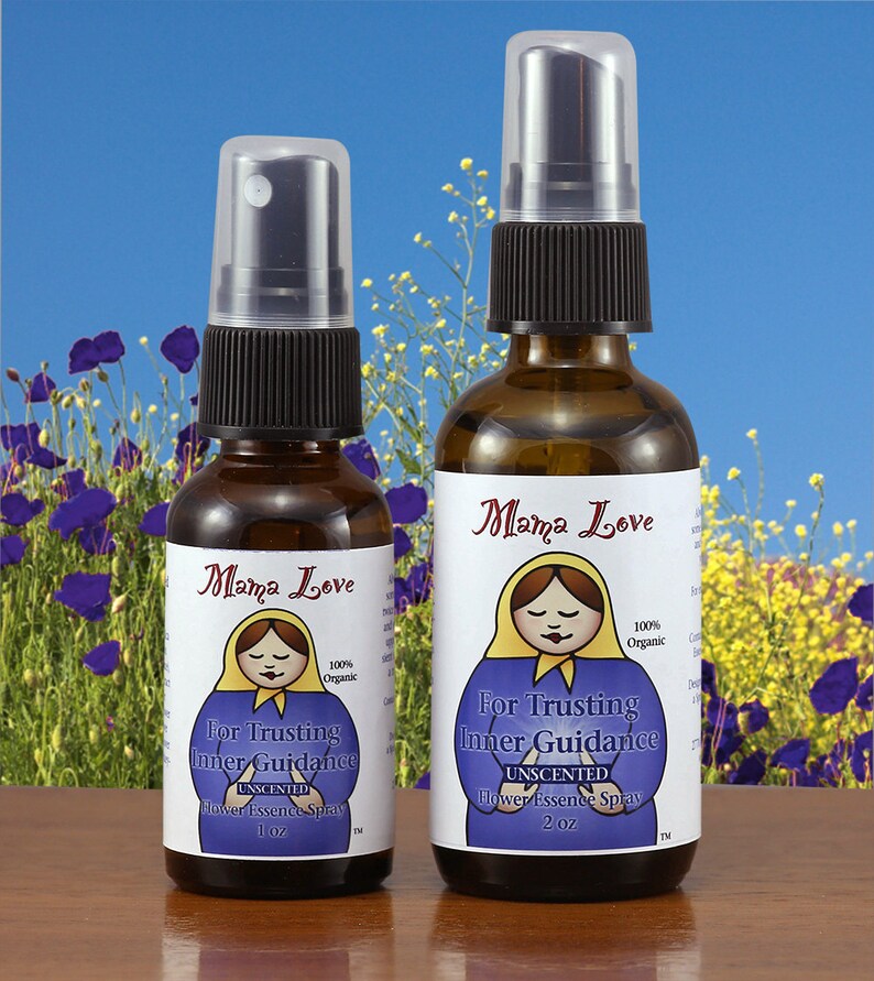 Trusting Intuition Flower Essence Dropper or Spray Aura Etsy