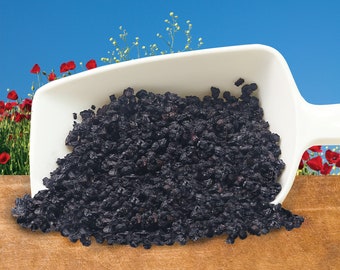 Organic Dried Elderberries, Herb, Herb Tea, Culinary