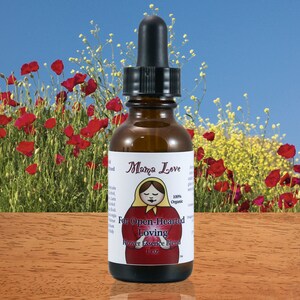 Open Hearted Loving, Flower Essence Dropper or Spray, Unscented Aura Mist for Love, Heart's Desires, Organic, Reiki-Infused Bach Flowers afbeelding 3