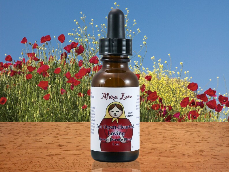 Open Hearted Loving, Flower Essence Dropper or Spray, Unscented Aura Mist for Love, Heart's Desires, Organic, Reiki-Infused Bach Flowers afbeelding 3