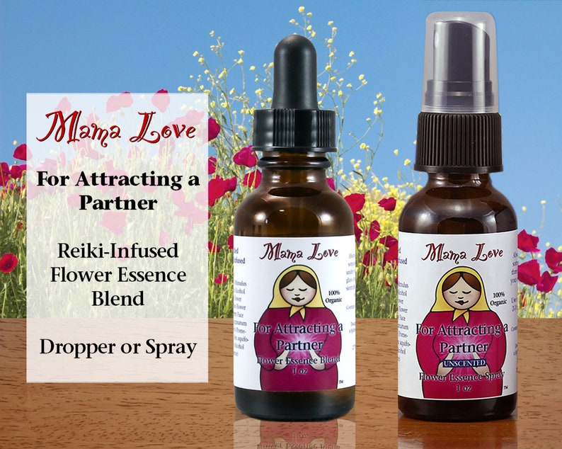 Attracting a Partner Flower Essence Dropper or Spray Aura Etsy