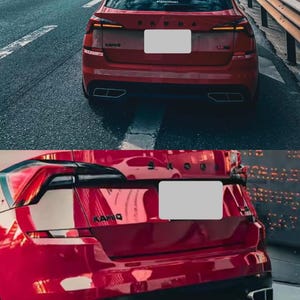 Diffuseur Skoda KAMIQ, apparence d'échappement chromé/gris argenté double sortie