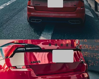 Skoda KAMIQ Diffuser Chrome/Sılver Gray Exhaust Appearance Dual Output