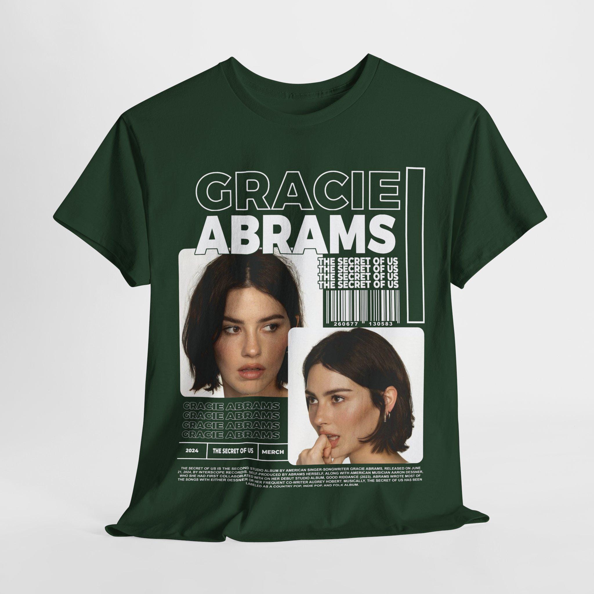 新品 M Gracie Abrams グレイシー・エイブラムス Tシャツ Gracie Abrams T Shirts - Etsy
