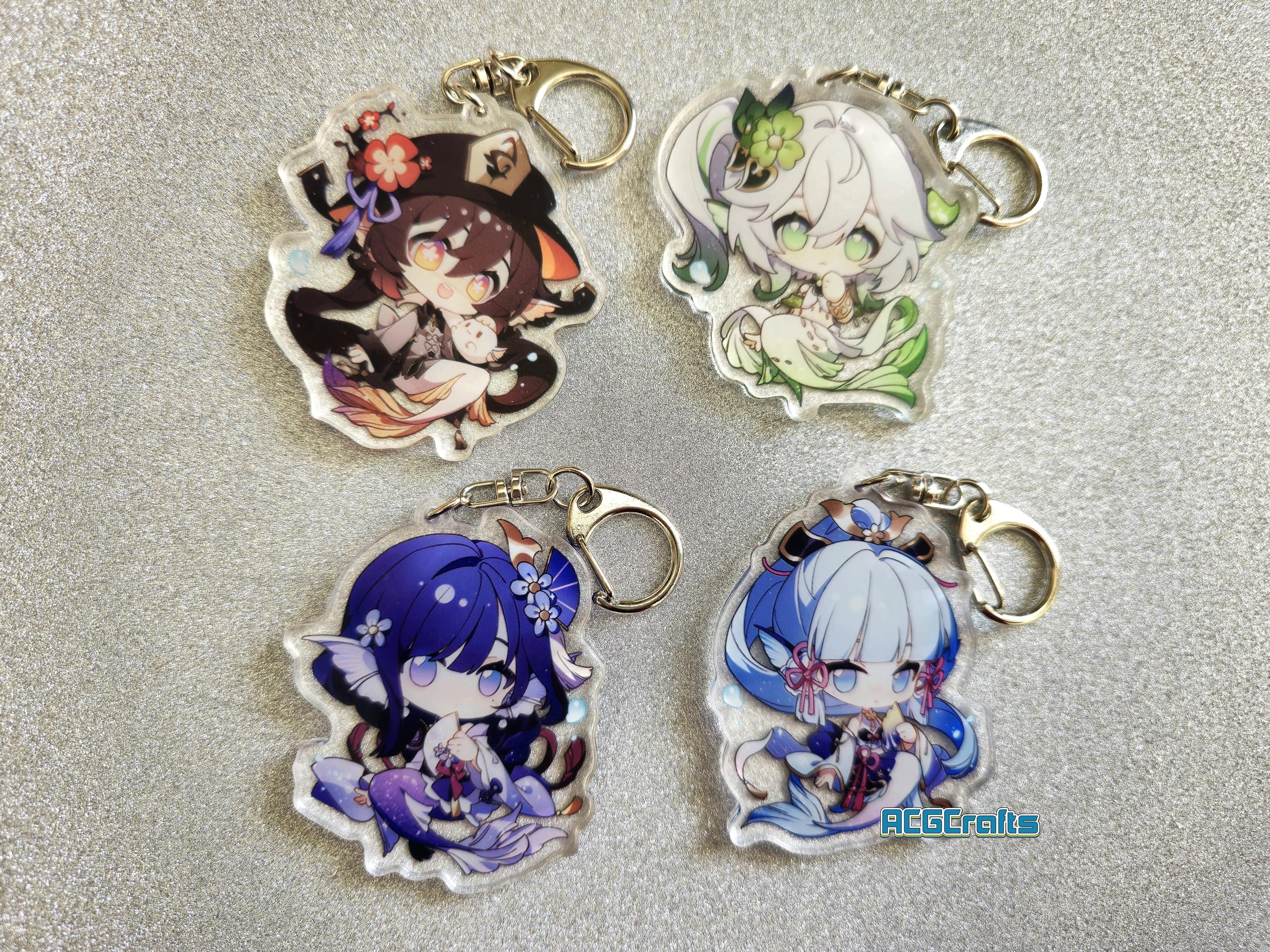 Buy 2 Get 1 Free Genshin Impact Mermaid Acrylic Keychain or Stand