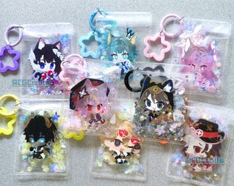 Honkai Star Rail HSR Acrylic Charm --9 Characters Castorice Anaxa Aglaea Tribbie Phainon Mydei Jingyuan Dr Ratio Keychain