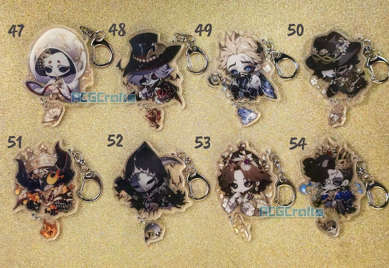 Identity V Acrylic charm Character keychain - 54 Designs image 10