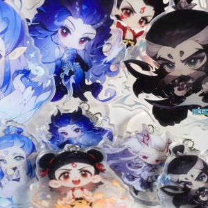 Nezha 2 Chibi keychain - 5 Designs Acrylic Charm Acrylic Stand
