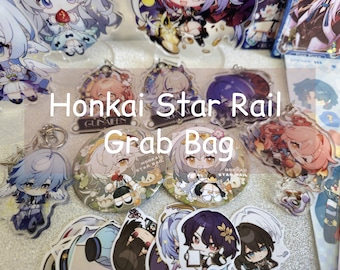 Honkai Star Rail Bag Character Keychain Acrylic Stand Sticker Bookmark etc