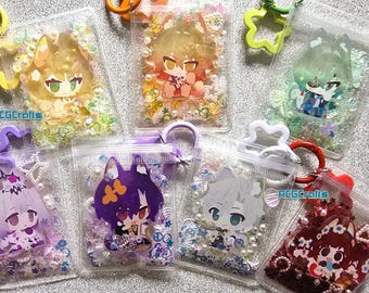 Honkai Star Rail HSR Acrylic Charm --9 Characters Castorice Anaxa Aglaea Tribbie Phainon Mydei Jingyuan Dr Ratio Keychain