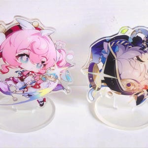Honkai Star Rail Acrylic Stand -59 Characters Hyacine Cipher Phainon Castorice Anaxa Mydei Herta Fugue Aventurine HSR Stand image 2
