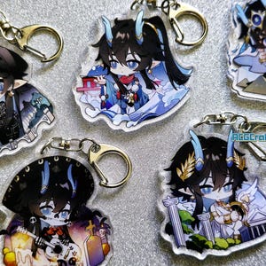Honkai Star Rail Imbibitor Lunae Dan Heng Acrylic Charm