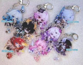 Buy 2 Get 1 Free Honkai Star Rail HSR Acrylic Charm --66 Characters Permansor Terrae Cerydra Anaxa Hysilens Phainon Evernight Keychain
