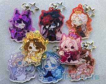 Identity V Acrylic charm Mary The Blood Queen Glitter  keychain - 9 Designs